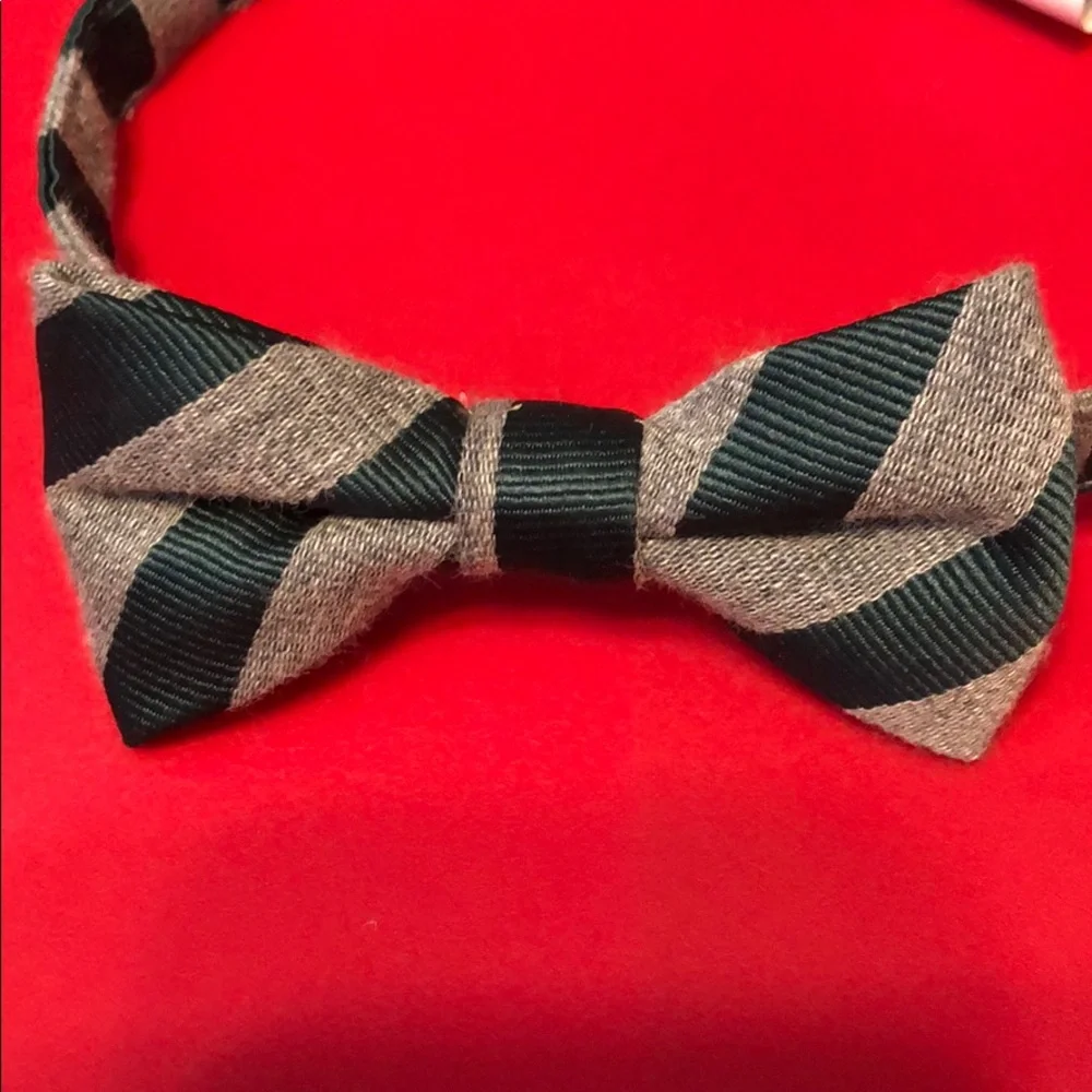 Janie & Jack Stripe Formal Bow Tie 🤵‍♂️ - Picture 4 of 5
